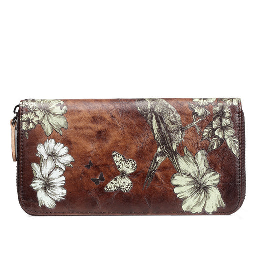 Handmade Leather Women's Wallet – Multi-Card Clutch