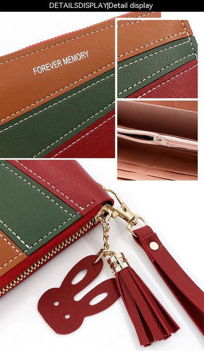 Long Wallet with Coin Purse & Card Holder