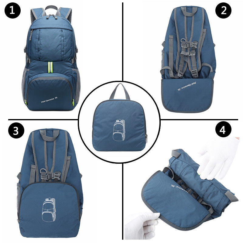 Light Portable Folding Travel Backpack-Unisex