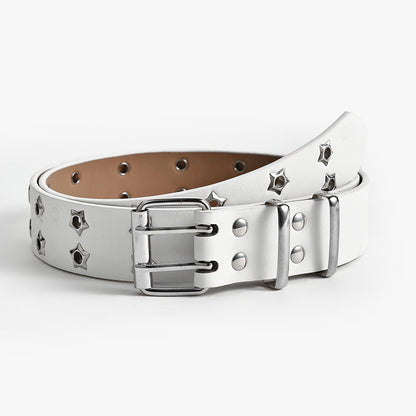 Women's Fashion Star-Decorated Double-Row Belt