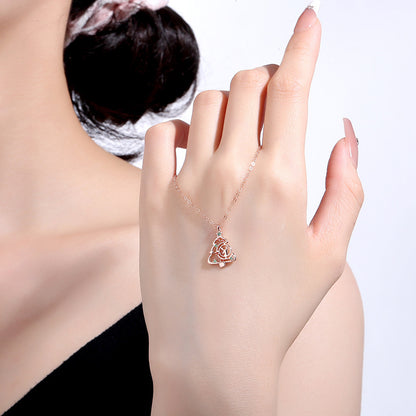 Christmas Tree Necklace Fashion Ins Style Zircon Clavicle Chain Women's Jewellery