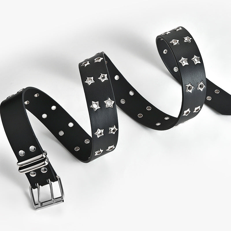 Women's Fashion Star-Decorated Double-Row Belt